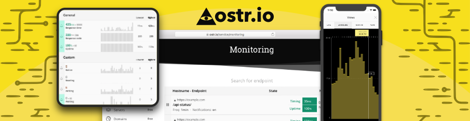 WebSec, Monitoring, Web Analytics, Pre-rendering, WebCRON services for modern and legacy websites